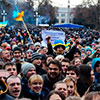 Євромайдан. Тернополем пройшла 1,5-кілометрова колона студентів