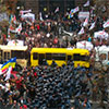 Хрещатик з боку Європейської площі заблокований військами МВС