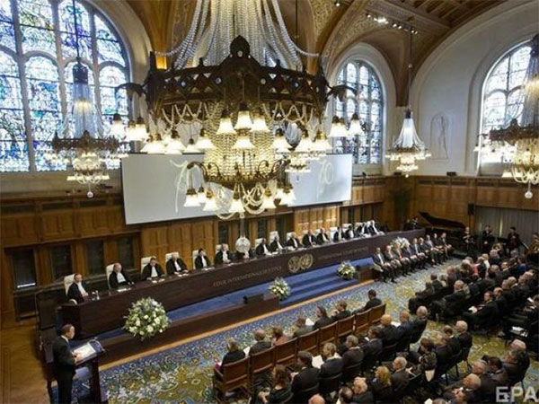 Україна скерувала до суду в Гаазі інформацію щодо злочинів РФ у Криму