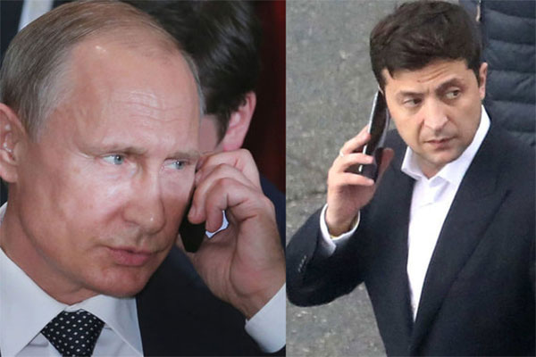 Зеленський і Путін обговорили телефоном проблеми газу і розкомплектованих кораблів 