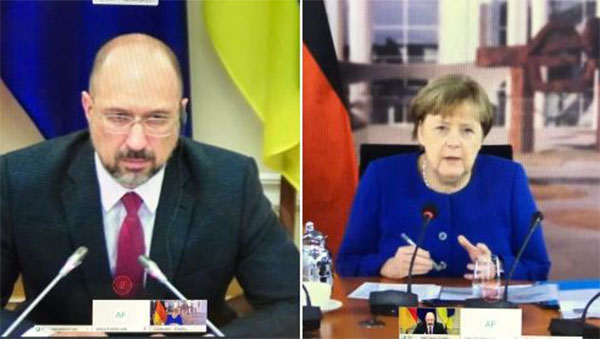 Меркель та Шмигаль обговорили реформи в Україні та ситуацію на Донбасі