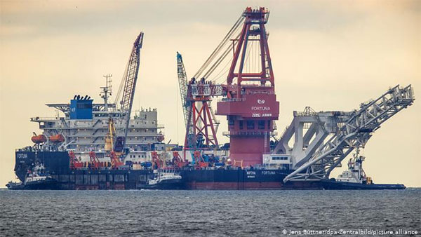 У водах Данії відновлюють будівництво “Північного потоку-2”
