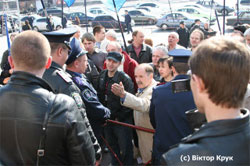 Міліція стверджує, що вчора, затримуючи свободівців, нічого не порушила