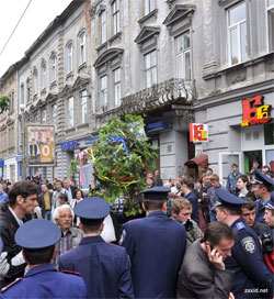 Як у Львові зустріли Януковича