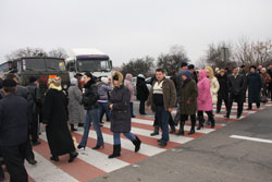 Селяни перекрили трасу Київ-Одеса. Вимагають чесних виборів