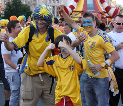 ЄВРО-2012. Під час гри між збірними України та Швеції правопорушень не зафіксовано