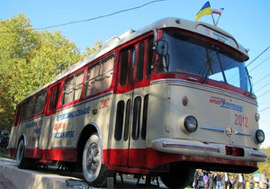 Тролейбус стоятиме на висоті 752 метрів над рівнем моря