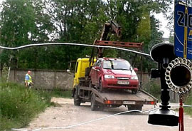 У журналістки Чорновіл міліція вилучила авто за участь у акції біля Межигір’я