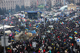 На Євромайдані відбулося традиційне віче