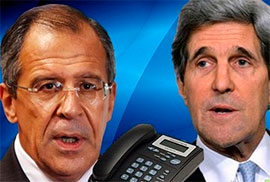 Лавров і Керрі поговорили про прогрес у виконанні Мінських домовленостей Лавров і Керрі поговорили про прогрес у виконанні Мінських домовленостей