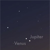 30 червня в небі зустрінуться Венера та Юпітер