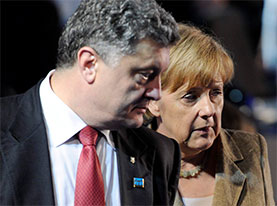 Порошенко поговорив з Меркель про ситуацію на фронті