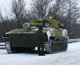 Ситуація на фронті: російські бойовики знову вивели на передову гаубиці