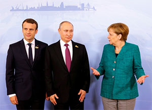 Меркель, Макрон і Путін поговорили про Україну