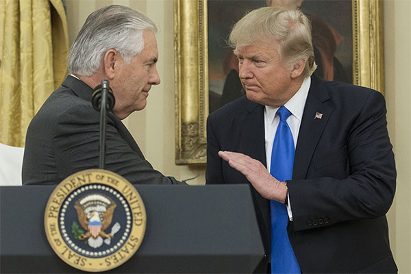 Трамп відправив Тіллерсона у відставку