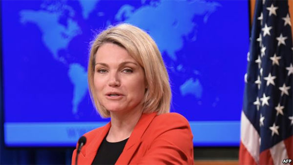 Речниця Державного департаменту США Гедер Науерт