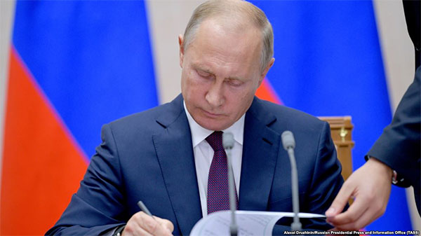 Путін схвалив військову доктрину союзу з Білоруссю