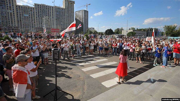 «Братська допомога». Співробітників білоруського державного ТБ, які страйкують, замінили працівниками RT