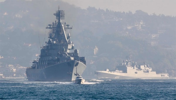 Росія на тлі Sea Breeze-2021 посилює угруповання кораблів у Чорному морі