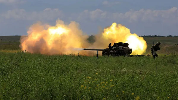 Ситуація на фронті: російська ствольна артилерія працює, ігноруючи всі домовленості 