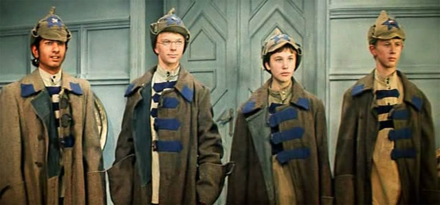Вася Васильєв - Яшка, Михайло Метьолкін - Валерка, Валентина Курдюкова - Ксанка, Віктор Косих - Данька Вася Васильєв - Яшка, Михайло Метьолкін - Валерка, Валентина Курдюкова - Ксанка, Віктор Косих - Данька